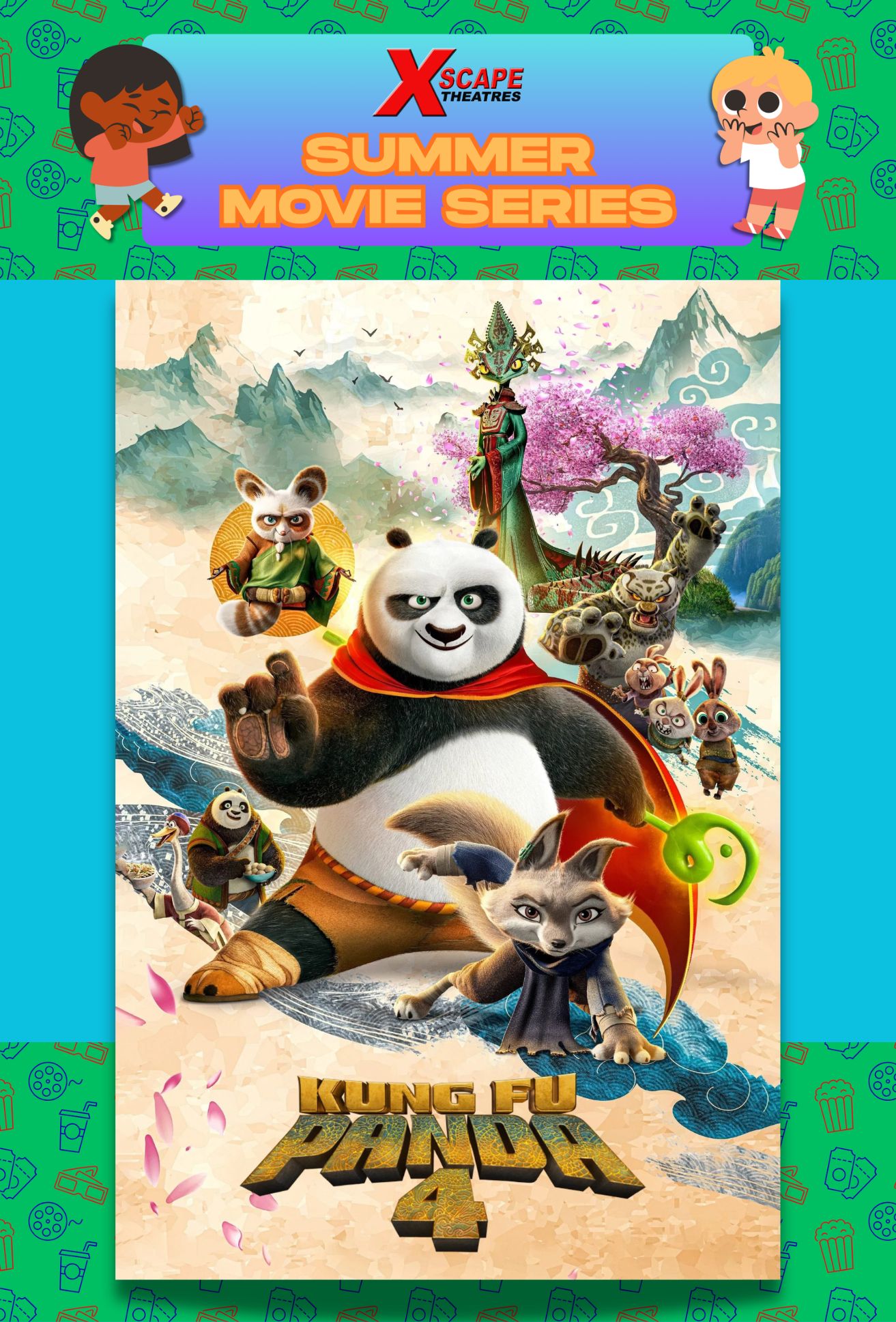FREE Summer Movie Series 2026: Kung Fu Panda 4