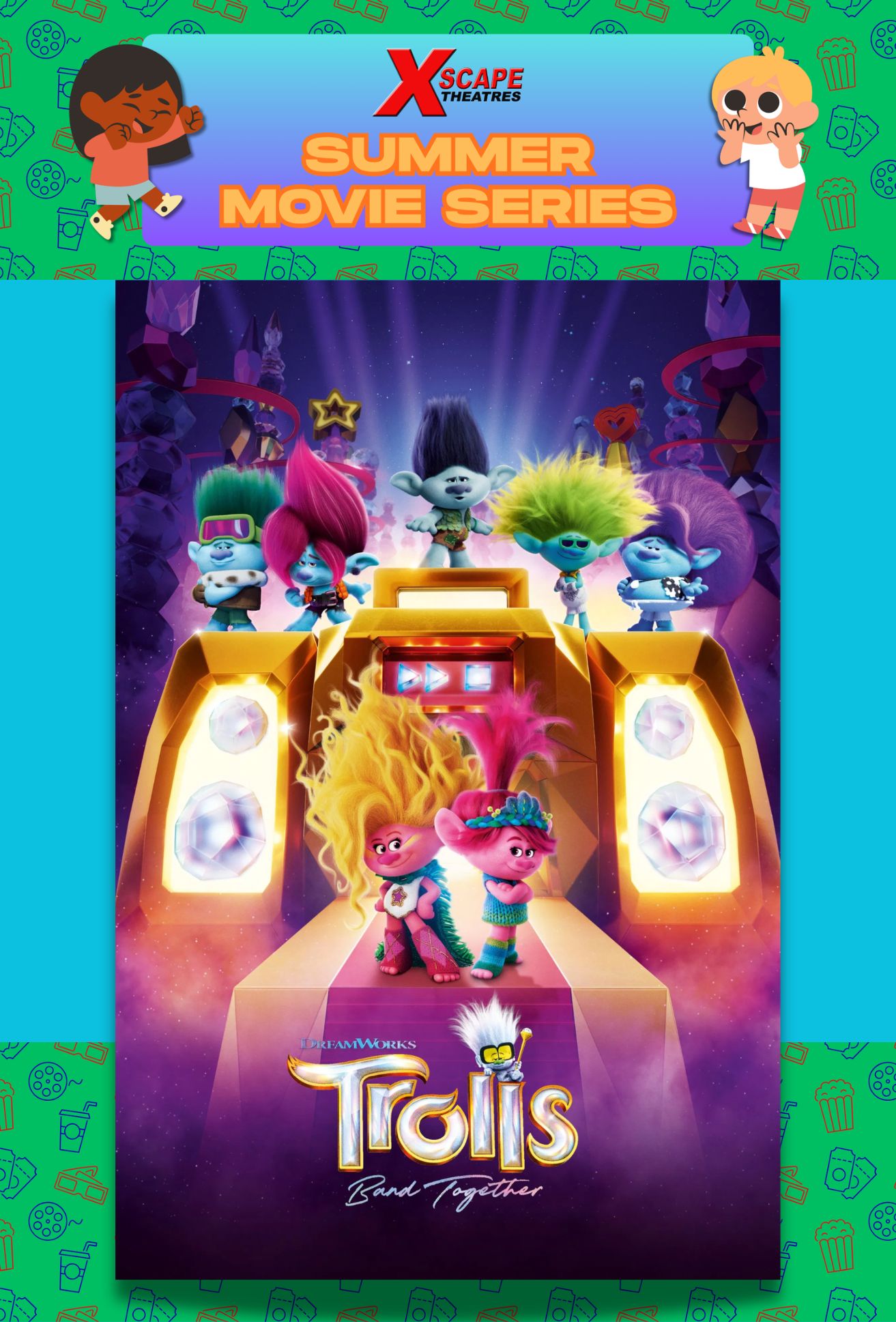 FREE Summer Movie Series 2026: Trolls Band Together